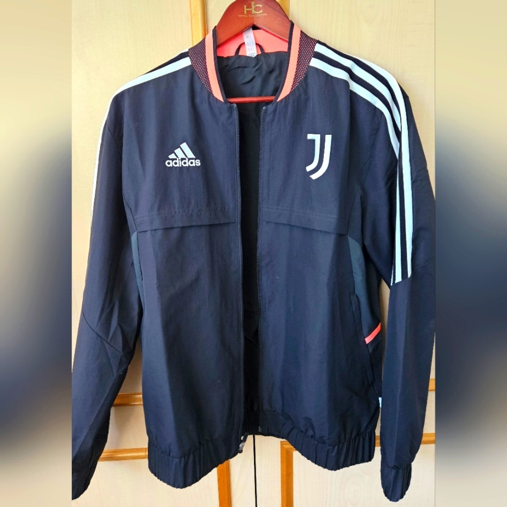 Adidas Juventus Anthem Jacket 22/23 (Black/White)